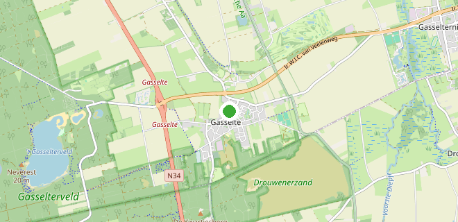 Locatie op de kaart